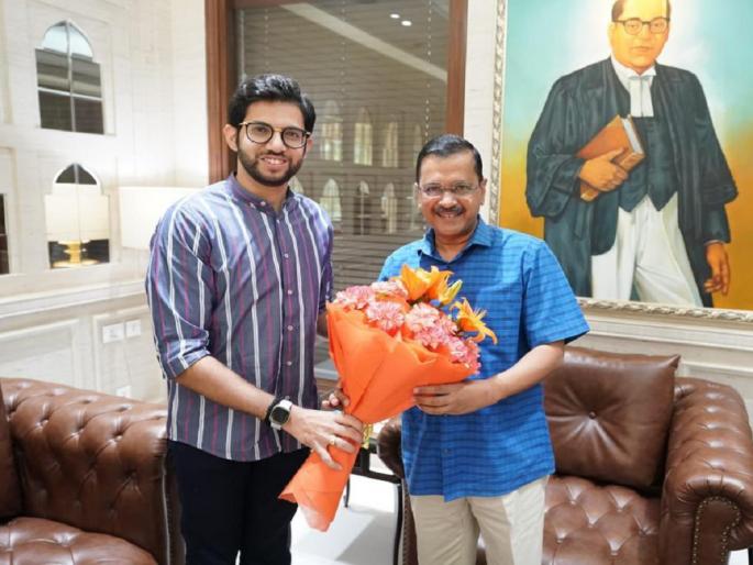 Aditya Thackeray Meets Arvind Kejariwal: Political Movement Speeds Up After Karnataka Elections | Aditya Thackeray Meets Arvind Kejariwal: कर्नाटक निवडणुकीनंतर राजकीय हालचालींना वेग; दिल्लीत आदित्य ठाकरेंनी घेतली CM केजरीवालांची भेट Aditya Thackeray Meets Arvind Kejariwal: Political Movement Speeds Up After Karnataka Elections | Aditya Thackeray Meets Arvind Kejariwal: कर्नाटक निवडणुकीनंतर राजकीय हालचालींना वेग; दिल्लीत आदित्य ठाकरेंनी घेतली CM केजरीवालांची भेट