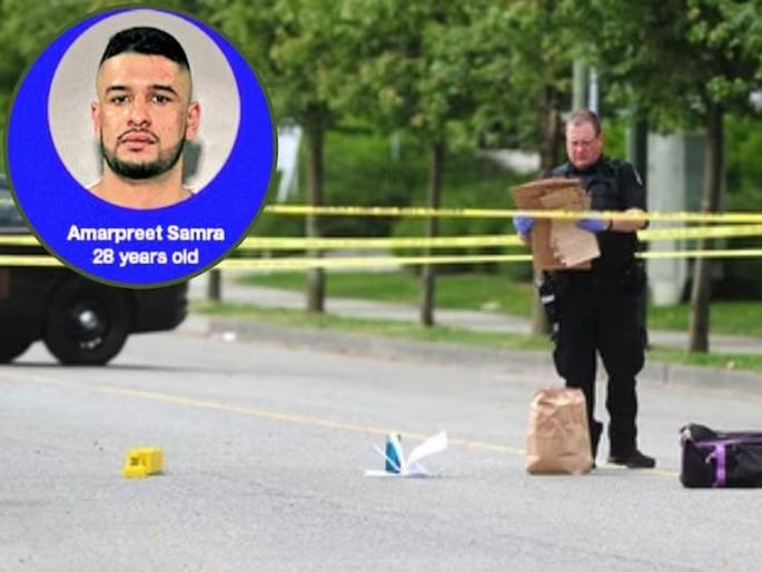 Danced out at the wedding! Canada's notorious gangster Amarprit shot dead on the spot | लग्नात नाचून बाहेर पडला! कॅनडाच्या कुख्यात गँगस्टरवर धडाधड गोळीबार, जागीच मृत्यू