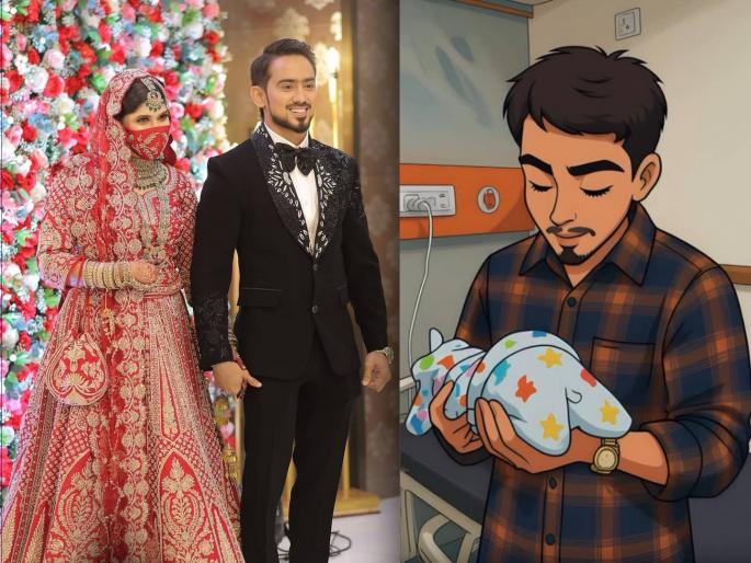 bigg boss ott 3 fame adnaan shaikh blessed with baby boy | 'बिग बॉस ओटीटी' फेम अदनान शेख झाला बाबा, गेल्याच वर्षी मराठी मुलीसोबत थाटला संसार