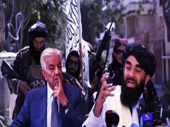 A befitting reply will be given..! Taliban's response to Pakistan's threat; Will war break out? | करारा जवाब मिलेगा..! पाकिस्तानच्या धमकीला तालिबानचं जशास तसं प्रत्युत्तर; युद्ध पेटणार? A befitting reply will be given..! Taliban's response to Pakistan's threat; Will war break out? | करारा जवाब मिलेगा..! पाकिस्तानच्या धमकीला तालिबानचं जशास तसं प्रत्युत्तर; युद्ध पेटणार?