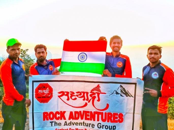 Kalyan Sahyadri Rock Adventures has climb a peak | कल्याणच्या सह्याद्री राॅक अॅडव्हेंचरनं सर केला कळकरायचा सुळका, शहराच्या शिरपेचात खोवला मानाचा तुरा Kalyan Sahyadri Rock Adventures has climb a peak | कल्याणच्या सह्याद्री राॅक अॅडव्हेंचरनं सर केला कळकरायचा सुळका, शहराच्या शिरपेचात खोवला मानाचा तुरा