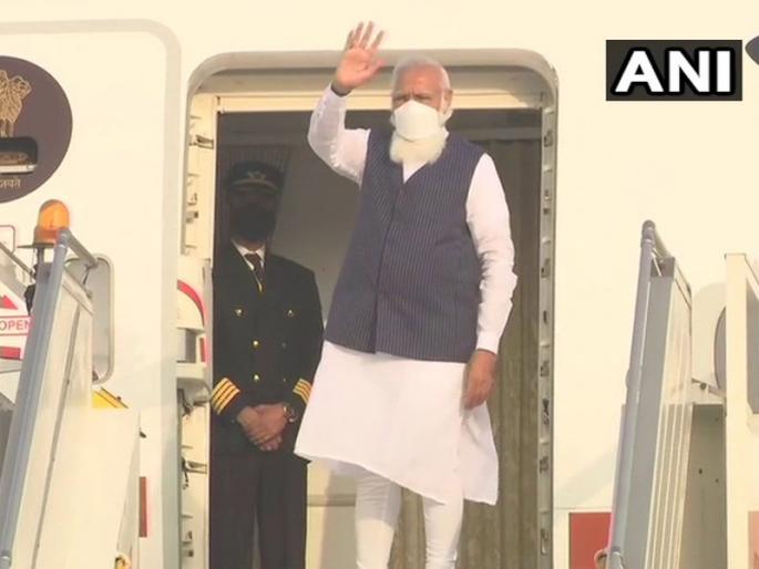 Prime Minister Narendra Modi embarks on a two-day visit to Bangladesh | पंतप्रधान मोदी बांगलादेशसाठी रवाना; ढाका विमातळावर दिली जाणार 19 बंदुकांची सलामी