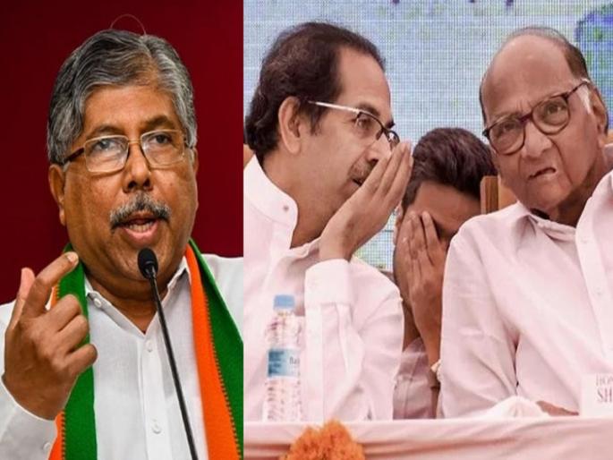 BJP leader Chandrakant Patil said that the Mahavikas Aghadi government in the state will not last very long | '...म्हणून ठाकरे सरकारवर सत्ता सोडण्याची वेळ येईल'; चंद्रकांत पाटलांनी सांगितलं कारण BJP leader Chandrakant Patil said that the Mahavikas Aghadi government in the state will not last very long | '...म्हणून ठाकरे सरकारवर सत्ता सोडण्याची वेळ येईल'; चंद्रकांत पाटलांनी सांगितलं कारण