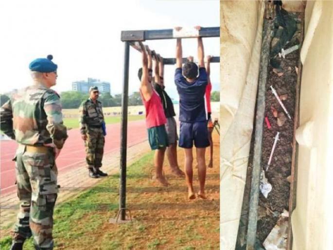 Steroid injections found at Agniveer army recruitment site in Kolhapur, Investigation by Police, Food and Drug Administration started | Agniveer Bharti: स्टेरॉईड प्रकरणी यंत्रणेला खडबडून जाग; कोल्हापूर पोलिस, अन्न व औषध प्रशासनकडून चौकशी सुरु Steroid injections found at Agniveer army recruitment site in Kolhapur, Investigation by Police, Food and Drug Administration started | Agniveer Bharti: स्टेरॉईड प्रकरणी यंत्रणेला खडबडून जाग; कोल्हापूर पोलिस, अन्न व औषध प्रशासनकडून चौकशी सुरु