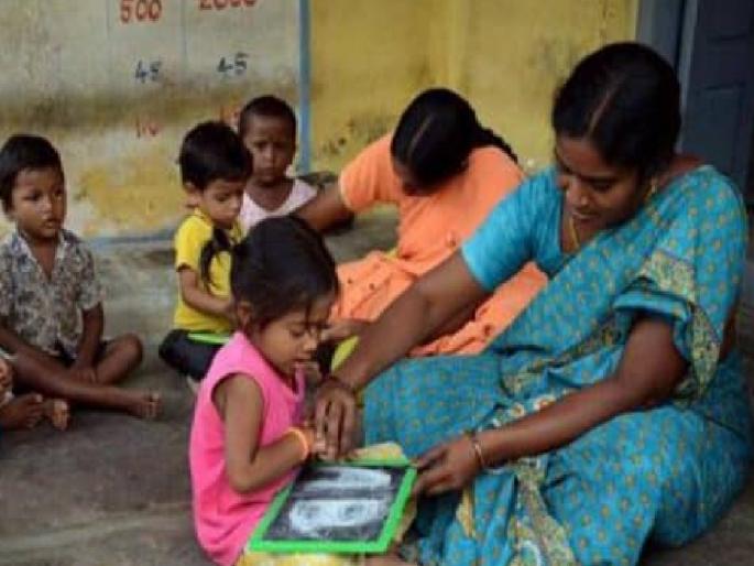 Women from the Maratha community aspirants for Anganwadi Helper posts are deprived of the benefits of reservation in sangli | Sangli: अंगणवाडी मदतनीस भरतीत मराठ्यांच्या लाडक्या बहिणींवर अन्याय, आरक्षणाच्या लाभापासून वंचित  Women from the Maratha community aspirants for Anganwadi Helper posts are deprived of the benefits of reservation in sangli | Sangli: अंगणवाडी मदतनीस भरतीत मराठ्यांच्या लाडक्या बहिणींवर अन्याय, आरक्षणाच्या लाभापासून वंचित