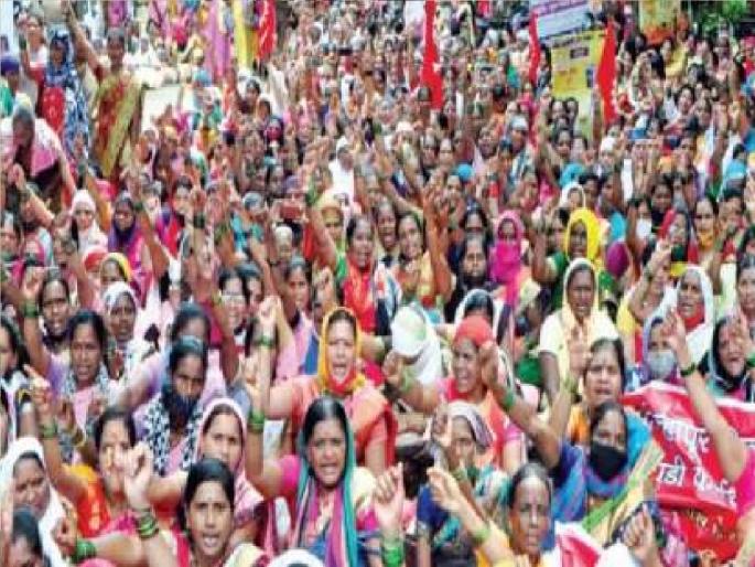Anganwadi workers movement evicted by the government, one lakh Anganwadis in the state cannot be avoided | अंगणवाडी सेविकांचे आंदोलन शासनाकडून बेदखल, राज्यातील एक लाख अंगणवाड्यांचा टाळा निघेना Anganwadi workers movement evicted by the government, one lakh Anganwadis in the state cannot be avoided | अंगणवाडी सेविकांचे आंदोलन शासनाकडून बेदखल, राज्यातील एक लाख अंगणवाड्यांचा टाळा निघेना