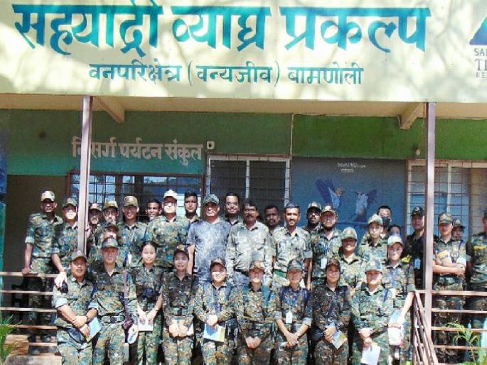 Training of forest rangers from other states at Bamanoli in Sangli district | परराज्यातील वनक्षेत्रपालाना सांगली जिल्ह्यातील बामणोलीत प्रशिक्षण Training of forest rangers from other states at Bamanoli in Sangli district | परराज्यातील वनक्षेत्रपालाना सांगली जिल्ह्यातील बामणोलीत प्रशिक्षण