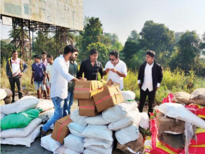 Five tonnes of adulterated khawa seized at Charoti toll plaza; Action of Food Administration Department | चारोटी टोलनाक्यावर पकडला भेसळयुक्त पाच टन खवा; अन्न प्रशासन विभागाची कारवाई Five tonnes of adulterated khawa seized at Charoti toll plaza; Action of Food Administration Department | चारोटी टोलनाक्यावर पकडला भेसळयुक्त पाच टन खवा; अन्न प्रशासन विभागाची कारवाई