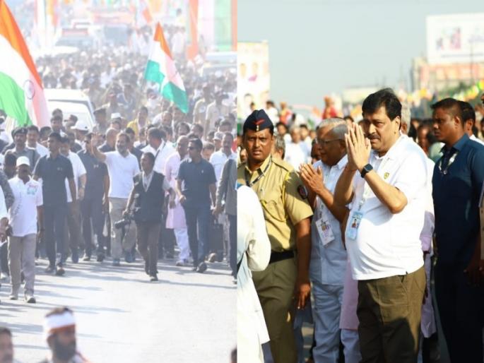 Two members of the Bharat Jodo Yatra were run over by a truck in Nanded and one died in this incident. | भारत जोडो यात्रेतील दोघांना ट्रकने उडविले; एकाचा मृत्यू, अशोक चव्हाणांची रुग्णालयात धाव