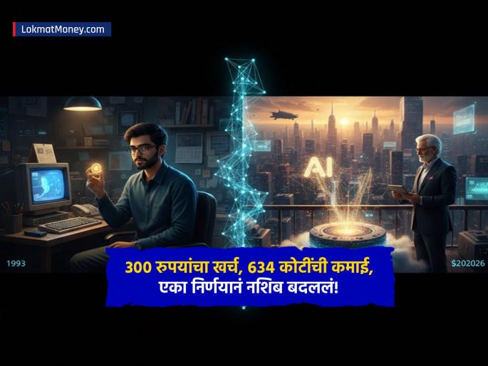 ai dot com domain sold Spending just Rs 300 and earning Rs 634 crore A decision 32 years ago led to a jackpot | फक्त ३०० रुपये खर्च आणि ६३४ कोटींची कमाई! ३२ वर्षांपूर्वीच्या एका निर्णयानं लागला जॅकपॉट ai dot com domain sold Spending just Rs 300 and earning Rs 634 crore A decision 32 years ago led to a jackpot | फक्त ३०० रुपये खर्च आणि ६३४ कोटींची कमाई! ३२ वर्षांपूर्वीच्या एका निर्णयानं लागला जॅकपॉट