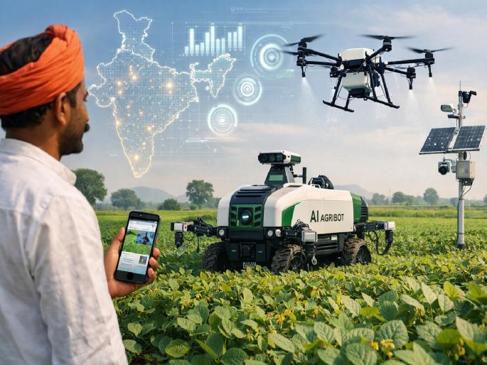 AI in Soybean Farming: Dharashiv Experiment Records 24% Increase in Yield Despite Heavy Rain | स्मार्ट शेती! धाराशिवमध्ये सोयाबीनला 'AI'ची साथ; अतिवृष्टी होऊनही उत्पादनाने गाठली नवी उंची AI in Soybean Farming: Dharashiv Experiment Records 24% Increase in Yield Despite Heavy Rain | स्मार्ट शेती! धाराशिवमध्ये सोयाबीनला 'AI'ची साथ; अतिवृष्टी होऊनही उत्पादनाने गाठली नवी उंची