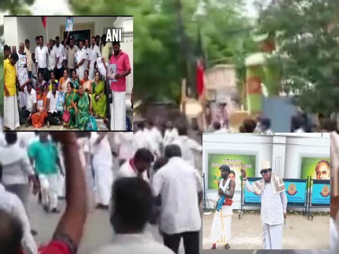 After Shiv Sena, now there is a split in AIADMK party, two groups clash in the office, each other's heads are broken. | शिवसेनेनंतर आता एआयएडीएमके पक्षामध्ये फूट, कार्यालयातच दोन गटात हाणामारी, एकमेकांची डोकी फोडली After Shiv Sena, now there is a split in AIADMK party, two groups clash in the office, each other's heads are broken. | शिवसेनेनंतर आता एआयएडीएमके पक्षामध्ये फूट, कार्यालयातच दोन गटात हाणामारी, एकमेकांची डोकी फोडली