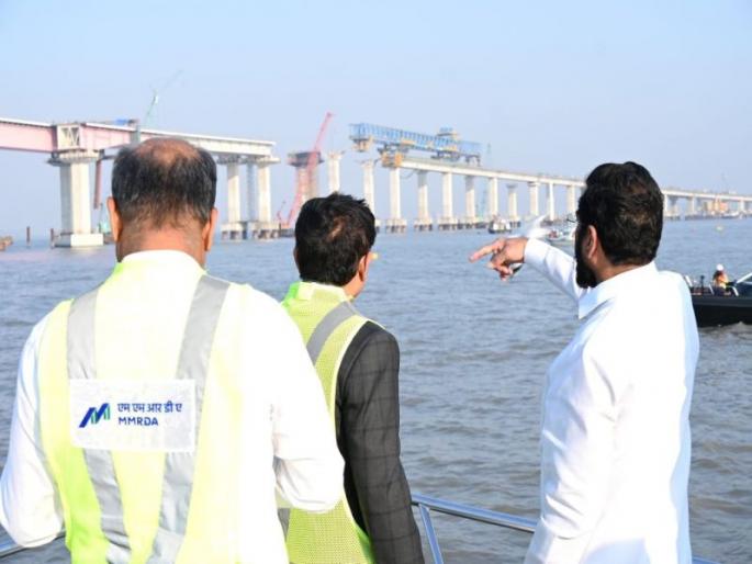 Mumbai - Raigad in just 20 minutes; 90% work of Mumbai Trans Harbor Link complete | मुंबई-रायगड अवघ्या २० मिनिटांत; मुंबई ट्रान्स हार्बर लिंकचे ९०% काम पूर्ण Mumbai - Raigad in just 20 minutes; 90% work of Mumbai Trans Harbor Link complete | मुंबई-रायगड अवघ्या २० मिनिटांत; मुंबई ट्रान्स हार्बर लिंकचे ९०% काम पूर्ण