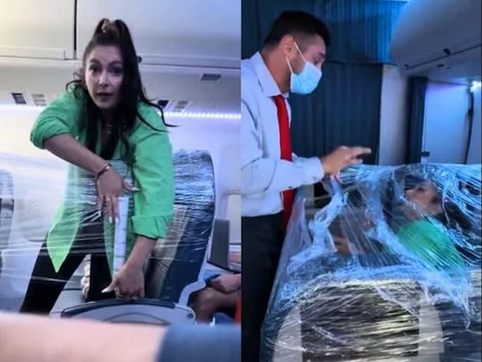 Traveling in business class on an economy ticket, you will be speechless after hearing the woman's gamble | इकॉनॉमीच्या तिकिटावर बिझनेस क्लासमधून प्रवास, महिलेने केला असा जुगाड, ऐकून व्हाल अवाक् 