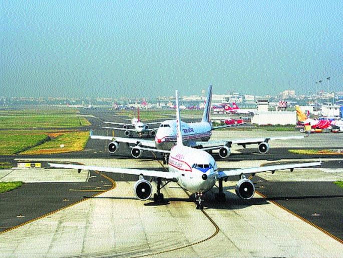 Passengers arriving and departing from Mumbai Airport still rely on private vehicles | मुंबई विमानतळावर जाणाऱ्या व येणाऱ्या प्रवाशांची भिस्त अजूनही खासगी वाहनांवरच Passengers arriving and departing from Mumbai Airport still rely on private vehicles | मुंबई विमानतळावर जाणाऱ्या व येणाऱ्या प्रवाशांची भिस्त अजूनही खासगी वाहनांवरच