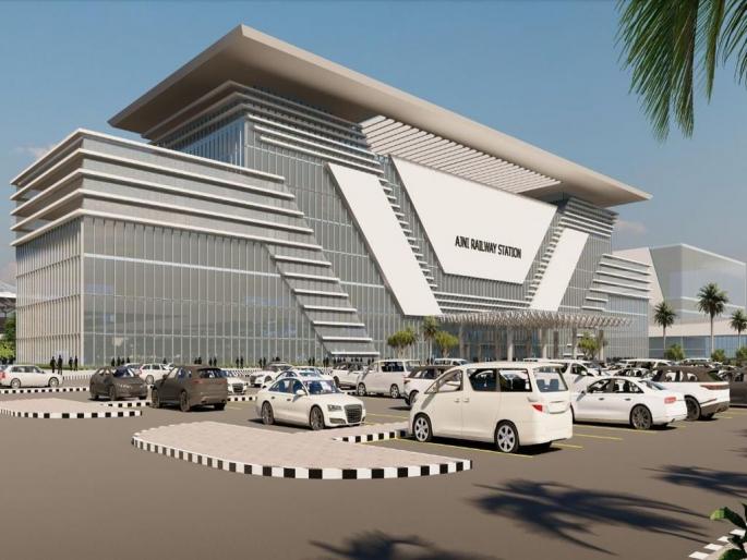 New Ajani Railway Station in progress; Passengers will get state-of-the-art facilities | नवीन अजनी रेल्वेस्थानकाचे काम प्रगतीपथावर; प्रवाशांना मिळणार अत्याधुनिक सोयी-सुविधा New Ajani Railway Station in progress; Passengers will get state-of-the-art facilities | नवीन अजनी रेल्वेस्थानकाचे काम प्रगतीपथावर; प्रवाशांना मिळणार अत्याधुनिक सोयी-सुविधा