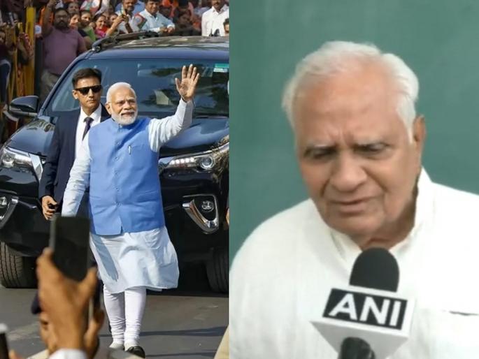 PM Narendra Modi's brother Somabhai Modi gets emotional as he talks about PM who visited him earlier today | PM Narendra Modi: नरेंद्र मोदींनी मतदान केलं अन् थेट भावाकडे गेले; वडिलकीच्या नात्याने त्यांनी एकच सल्ला दिला! PM Narendra Modi's brother Somabhai Modi gets emotional as he talks about PM who visited him earlier today | PM Narendra Modi: नरेंद्र मोदींनी मतदान केलं अन् थेट भावाकडे गेले; वडिलकीच्या नात्याने त्यांनी एकच सल्ला दिला!
