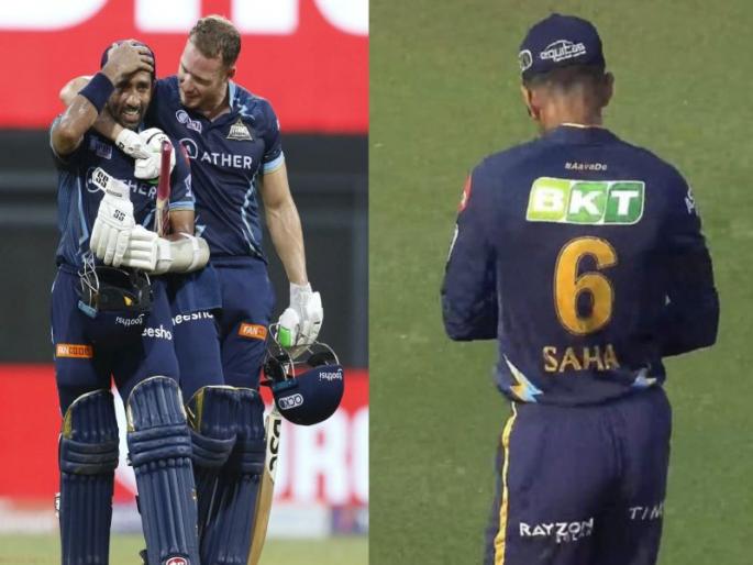 Wriddhiman Saha explains why he put on trousers other way around during GT-LSG clash | 'गडबडीत उलटी पँट घालून मैदानात उतरलो'; वृद्धिमान साहाने सांगितले यामागचे नेमके कारण!