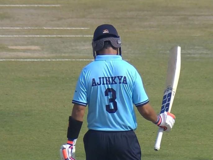 Ajinkya Rahane aggressive half-century; Mushtaq Ali T20: Mumbai Railways' blow | अजिंक्य रहाणेचे आक्रमक अर्धशतक; मुश्ताक अली टी-२० : मुंबईचा रेल्वेला दणका