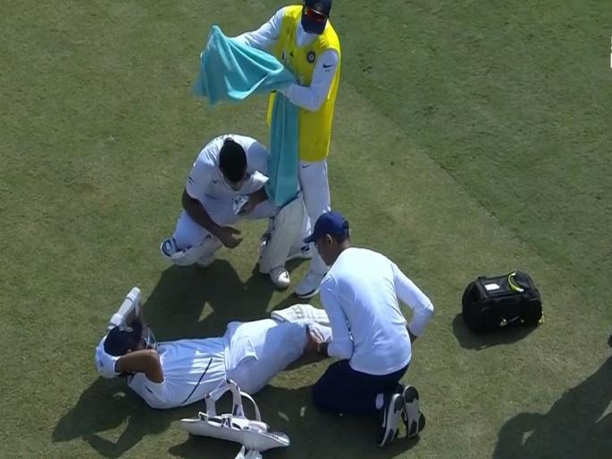 India vs Bangladesh, 1st Test: Ajinkya Rahane receives treatment for what could be cramp or a pulled muscle | India vs Bangladesh, 1st Test: अरे बापरे हे काय? अजिंक्य रहाणेनं बोलावली तातडीनं वैद्यकीय मदत