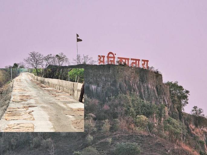 Ajinkyatara Fort being included in the municipality paved the way for development, Road concreting work is now in final stage | किल्ले अजिंक्यतारा आता झटपट सर होणार!, किल्ला पालिकेत समाविष्ठ झाल्याने विकासाचा मार्गही मोकळा