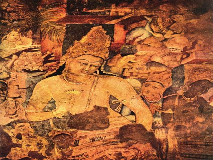 Dust, pollution, crowd of tourists, the challenge of picture conservation in Ajanta Caves | धुळ, प्रदूषण, पर्यटकांच्या गर्दीने अजिंठा लेणीतील चित्रे संवर्धनाचे आव्हान