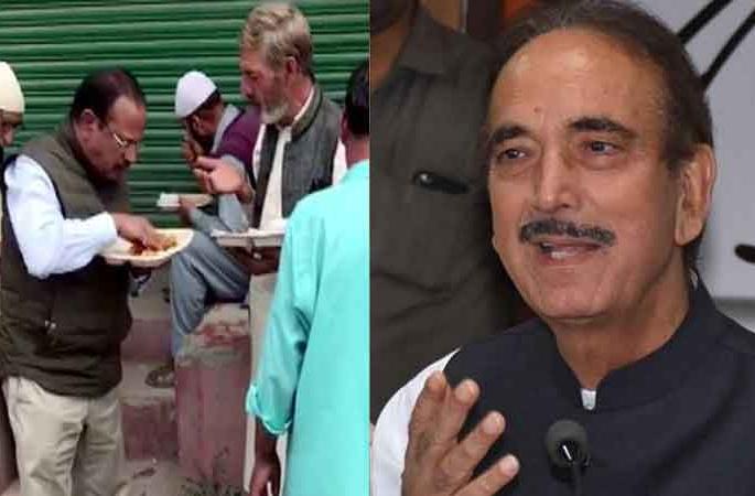 Jammu and Kashmir: Ġulam Nabi Azad calls ordinary Kashmiris seen in video with Ajit Doval "paid for them" | Video: अजित डोवालांच्या व्हिडीओतील काश्मिरी लोक विकत आणलेले; गुलाम नबी आझादांची टीका Jammu and Kashmir: Ġulam Nabi Azad calls ordinary Kashmiris seen in video with Ajit Doval "paid for them" | Video: अजित डोवालांच्या व्हिडीओतील काश्मिरी लोक विकत आणलेले; गुलाम नबी आझादांची टीका