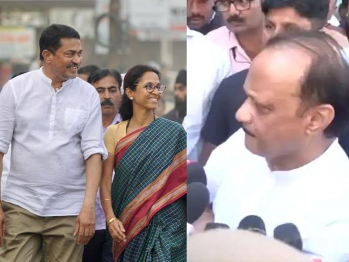 Bitcoin case The voice in that audio clip belongs to Supriya Sule and Nana Patol Adit Pawar speaks clearly  | बिटकॉइन प्रकरण : "त्या ऑडिओ क्लिपमधील आवाज सुप्रिया सुळे आणि नाना पटोलेंचाच”; अजित पवार स्पष्टच बोलले  Bitcoin case The voice in that audio clip belongs to Supriya Sule and Nana Patol Adit Pawar speaks clearly  | बिटकॉइन प्रकरण : "त्या ऑडिओ क्लिपमधील आवाज सुप्रिया सुळे आणि नाना पटोलेंचाच”; अजित पवार स्पष्टच बोलले