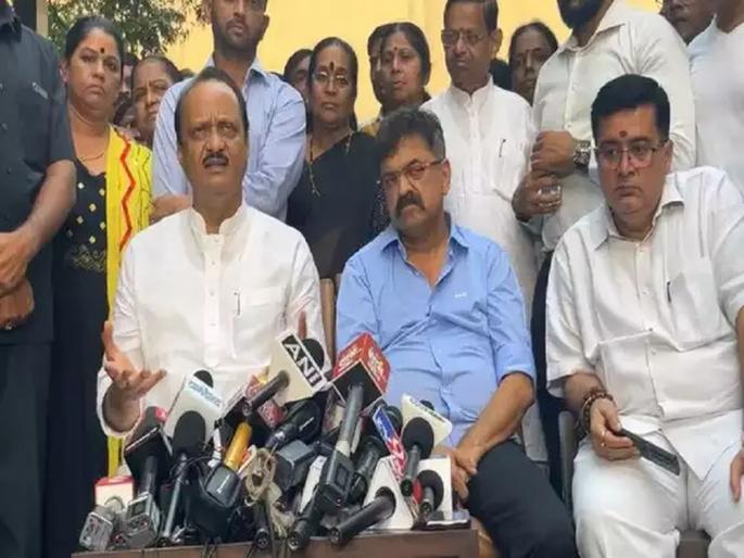 Sharad Pawar will take a decision regarding Jitendra Awhad's resignation, Ajit Pawar said | जितेंद्र आव्हाडांच्या राजीनाम्याबाबत शरद पवार निर्णय घेतील, अजित पवार यांची माहिती Sharad Pawar will take a decision regarding Jitendra Awhad's resignation, Ajit Pawar said | जितेंद्र आव्हाडांच्या राजीनाम्याबाबत शरद पवार निर्णय घेतील, अजित पवार यांची माहिती
