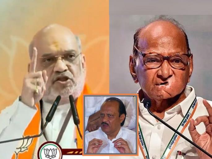 Amit Shah's criticism of Sharad Pawar calling him 'chieftain of corruption', Ajit Pawar's reaction in one sentence | अमित शाह यांची 'भ्रष्टाचाऱ्यांचे सरदार' म्हणत शरद पवारांवर टीका, अजित दादांनी एका वाक्यात दिली प्रतिक्रिया! Amit Shah's criticism of Sharad Pawar calling him 'chieftain of corruption', Ajit Pawar's reaction in one sentence | अमित शाह यांची 'भ्रष्टाचाऱ्यांचे सरदार' म्हणत शरद पवारांवर टीका, अजित दादांनी एका वाक्यात दिली प्रतिक्रिया!