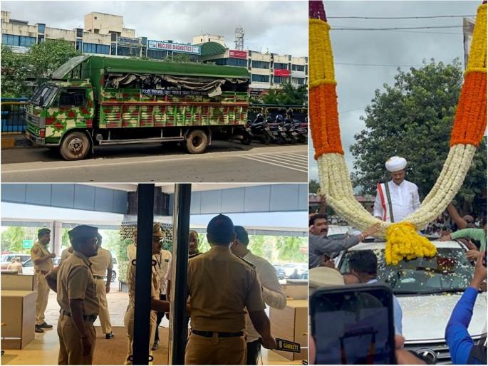 Ajit Pawar group fear of demonstration? The nature of the camp came to the Municipal Corporation | पिंपरी-चिंचवडमध्ये अजित पवार गटाला निदर्शनाची भीती? महापालिकेला आले छावणीचे स्वरूप Ajit Pawar group fear of demonstration? The nature of the camp came to the Municipal Corporation | पिंपरी-चिंचवडमध्ये अजित पवार गटाला निदर्शनाची भीती? महापालिकेला आले छावणीचे स्वरूप