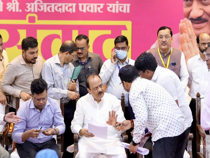 The government's job is to solve the problems of the citizens, it should not be interpreted differently, Ajit's reaction during the Jan Samvad Yatra | नागरिकांचे प्रश्न सोडवणे हे सरकारचे काम, त्याचा वेगळा अर्थ काढू नये, जनसंवाद यात्रेत अजितदादांची प्रतिक्रिया The government's job is to solve the problems of the citizens, it should not be interpreted differently, Ajit's reaction during the Jan Samvad Yatra | नागरिकांचे प्रश्न सोडवणे हे सरकारचे काम, त्याचा वेगळा अर्थ काढू नये, जनसंवाद यात्रेत अजितदादांची प्रतिक्रिया