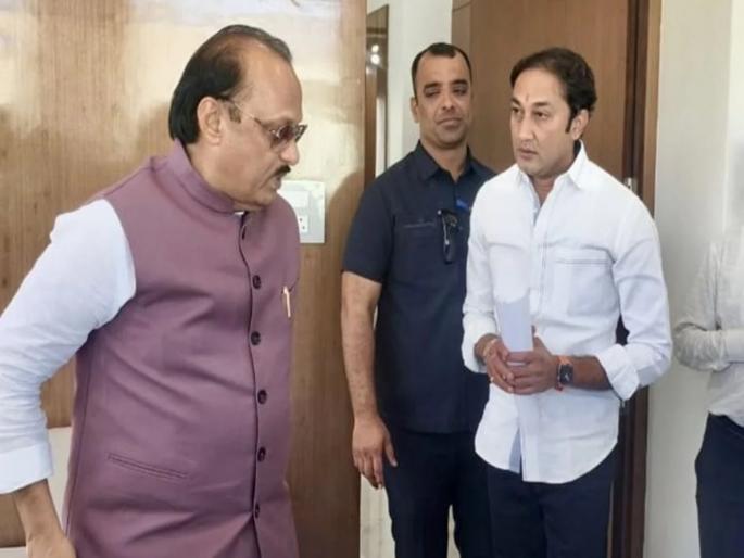 Sandeep Kshirsagar met Ajit Pawar again sparked discussions but a different reason came to light | संदीप क्षीरसागर पुन्हा अजित पवारांना भेटले; चर्चांना उधाण, पण समोर आलं वेगळं कारण! Sandeep Kshirsagar met Ajit Pawar again sparked discussions but a different reason came to light | संदीप क्षीरसागर पुन्हा अजित पवारांना भेटले; चर्चांना उधाण, पण समोर आलं वेगळं कारण!