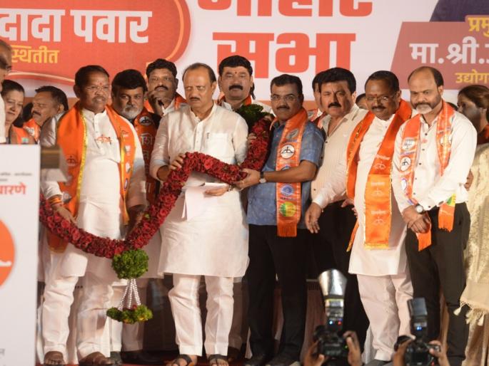 "If it's funny, I'll settle it..." Ajit Pawar told NCP activists at the Grand Alliance meeting | "गंमत जमत केल्यास बंदोबस्त करेन..." महायुतीच्या सभेत राष्ट्रवादी कार्यकत्यांना अजित पवारांचा सज्जड दम "If it's funny, I'll settle it..." Ajit Pawar told NCP activists at the Grand Alliance meeting | "गंमत जमत केल्यास बंदोबस्त करेन..." महायुतीच्या सभेत राष्ट्रवादी कार्यकत्यांना अजित पवारांचा सज्जड दम