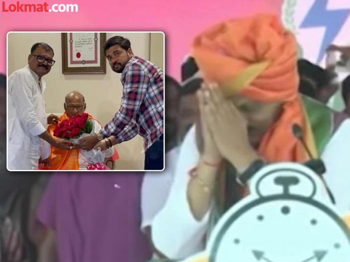 What did Ajit Pawar say about the pravin mane who joined Sharad Pawars party | आधी आक्रमक इशारा, नंतर हात जोडले; शरद पवारांच्या पक्षात गेलेल्या नेत्याबद्दल अजित पवार काय म्हणाले? What did Ajit Pawar say about the pravin mane who joined Sharad Pawars party | आधी आक्रमक इशारा, नंतर हात जोडले; शरद पवारांच्या पक्षात गेलेल्या नेत्याबद्दल अजित पवार काय म्हणाले?