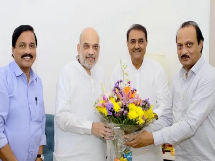 Amit Shah-Ajit Pawar talk for an hour; As soon as he recovered from his illness, he met Sharad Pawar and Supriya Sule on the occasion of Diwali, then reached Delhi | अमित शाह-अजित पवार तासभर गुफ्तगू, अनेक मुद्दे चर्चेला Amit Shah-Ajit Pawar talk for an hour; As soon as he recovered from his illness, he met Sharad Pawar and Supriya Sule on the occasion of Diwali, then reached Delhi | अमित शाह-अजित पवार तासभर गुफ्तगू, अनेक मुद्दे चर्चेला