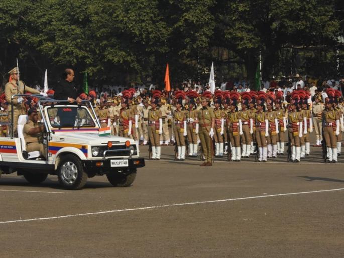 Deputy Chief Minister Ajit Pawar salutes the National Flag on the occasion of Republic Day of India | भारतीय प्रजासत्ताकाच्या वर्धापन दिनानिमित्त उपमुख्यमंत्री अजित पवारांकडून राष्ट्रध्वजास मानवंदना