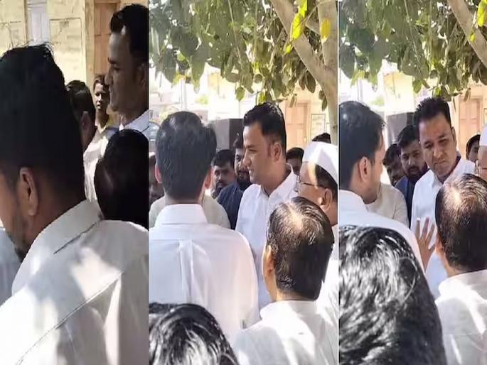 After Srinivas Pawar's criticism, Ajit Pawar's party workers surrounded Yugendra Pawar in baramati | अजित पवार गटाच्या कार्यकर्त्यांकडून युगेंद्र पवार यांना घेराव; नेमकं काय घडलं? After Srinivas Pawar's criticism, Ajit Pawar's party workers surrounded Yugendra Pawar in baramati | अजित पवार गटाच्या कार्यकर्त्यांकडून युगेंद्र पवार यांना घेराव; नेमकं काय घडलं?