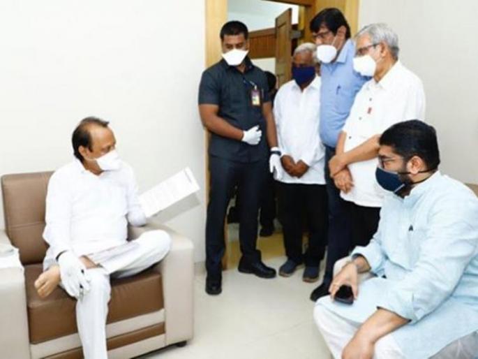 MLA Shivendra Raje Bhosale met Deputy Chief Minister Ajit Pawar in Baramati | आमदार शिवेंद्रराजे भोसले बारामतीत, उपमुख्यमंत्री अजित पवारांची घेतली भेट