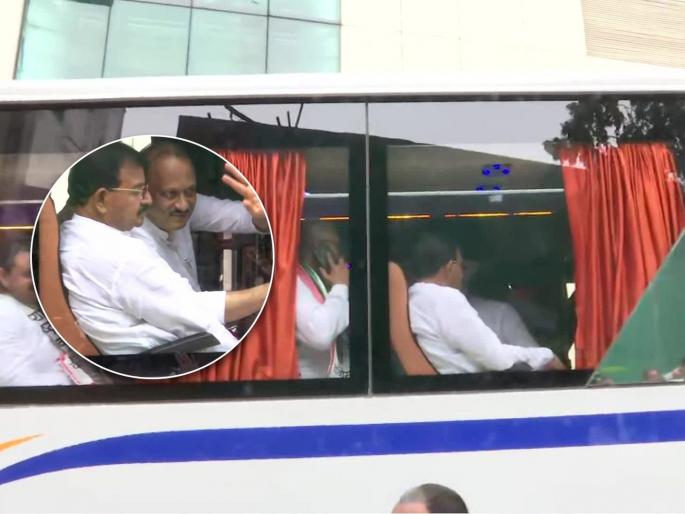 Deputy Chief Minister Ajit Pawar along with pro-NCP MLAs stayed at a hotel as a precaution | खबरदारी म्हणून उपमुख्यमंत्री अजित पवारांसह समर्थक NCP आमदारांचा हॉटेलला मुक्काम Deputy Chief Minister Ajit Pawar along with pro-NCP MLAs stayed at a hotel as a precaution | खबरदारी म्हणून उपमुख्यमंत्री अजित पवारांसह समर्थक NCP आमदारांचा हॉटेलला मुक्काम