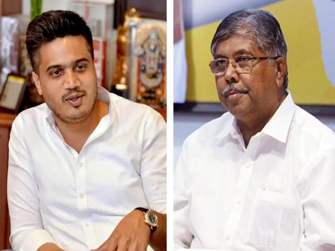 BJP leader Chandrakant Patil has criticized NCP leader Rohit Pawar | रोहित पवारांच्या टीकेला चंद्रकांत पाटलांचं प्रत्युत्तर; शरद पवारांचं नाव घेत विचारला खोचक सवाल BJP leader Chandrakant Patil has criticized NCP leader Rohit Pawar | रोहित पवारांच्या टीकेला चंद्रकांत पाटलांचं प्रत्युत्तर; शरद पवारांचं नाव घेत विचारला खोचक सवाल