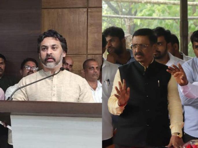 Thackeray group MP Vinayak Raut has challenged BJP leader Nilesh Rane to stand in the elections | इजा बिजा तिजा...तिसऱ्यांदा आपटायचे असेल, तर निलेश राणेंनी उभे राहावे; विनायक राऊतांचे थेट आव्हान Thackeray group MP Vinayak Raut has challenged BJP leader Nilesh Rane to stand in the elections | इजा बिजा तिजा...तिसऱ्यांदा आपटायचे असेल, तर निलेश राणेंनी उभे राहावे; विनायक राऊतांचे थेट आव्हान