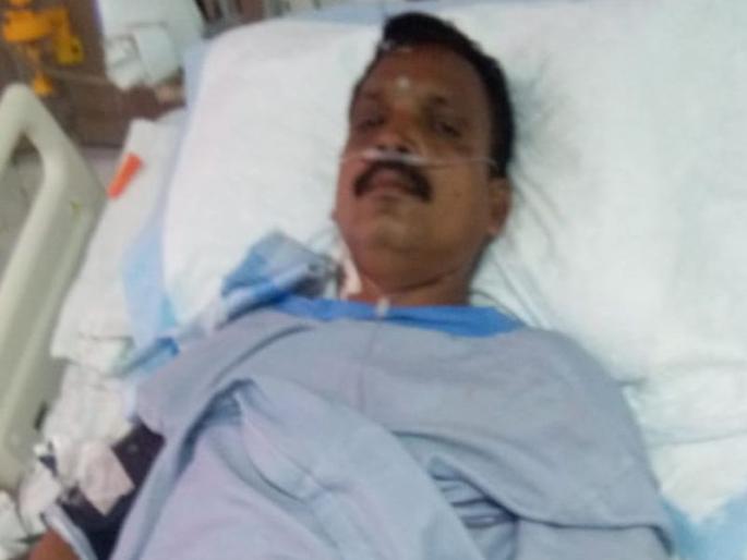 Ulhasnagar Municipal Corporation Mukadam Poklan seriously injured by machine shock; Filed a crime | उल्हासनगर महापालिका मुकादम पोकलन मशिनच्या धक्क्याने गंभीर जखमी; गुन्हा दाखल Ulhasnagar Municipal Corporation Mukadam Poklan seriously injured by machine shock; Filed a crime | उल्हासनगर महापालिका मुकादम पोकलन मशिनच्या धक्क्याने गंभीर जखमी; गुन्हा दाखल
