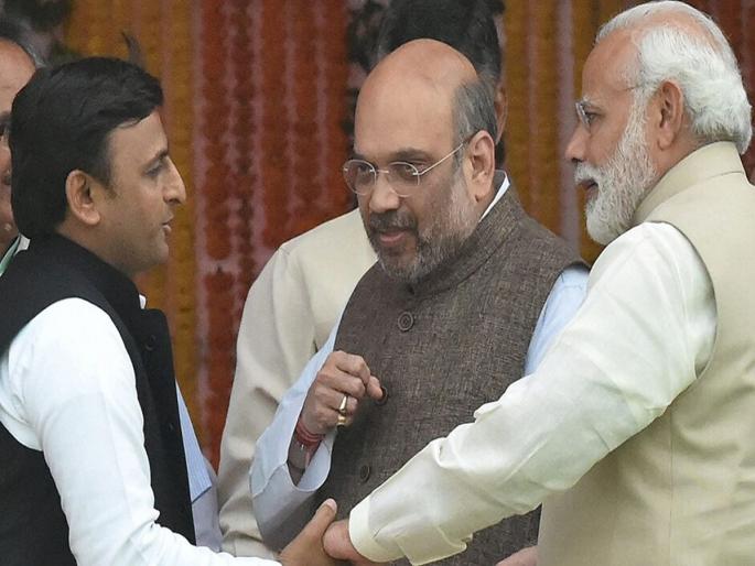 According to numbers, Akhilesh Yadav will join hands with BJP even outside Uttar Pradesh | Akhilesh Yadav: अखिलेश यादव उत्तर प्रदेश बाहेरही करणार भाजपशी दोन हात, असे आहे आकड्यांचे गणित According to numbers, Akhilesh Yadav will join hands with BJP even outside Uttar Pradesh | Akhilesh Yadav: अखिलेश यादव उत्तर प्रदेश बाहेरही करणार भाजपशी दोन हात, असे आहे आकड्यांचे गणित