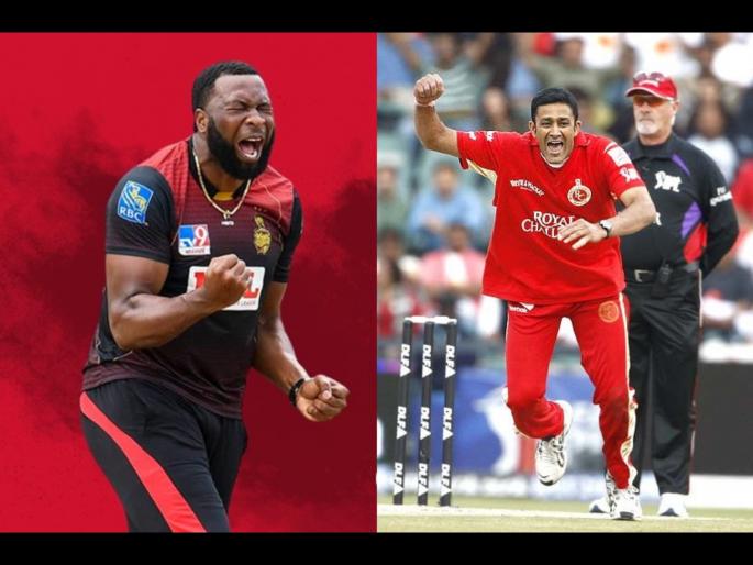 CPL Final : Kieron Pollard became a second captains after Anil Kumble who took for wickets in franchise T20 finals | CPL Final किरॉन पोलार्डनं गाजवली; अनील कुंबळेच्या 11 वर्षांपूर्वीच्या विक्रमाशी बरोबरी केली, पण...