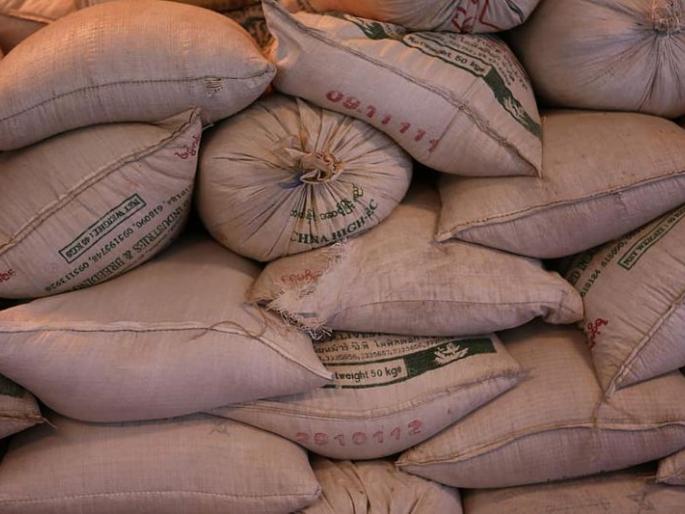 442 bags of government foodgrains confiscated | धान्याची काळाबाजारी करणाऱ्या आकरे बंधूकडे छापा : ४४२ पोती सरकारी धान्य जप्त 442 bags of government foodgrains confiscated | धान्याची काळाबाजारी करणाऱ्या आकरे बंधूकडे छापा : ४४२ पोती सरकारी धान्य जप्त