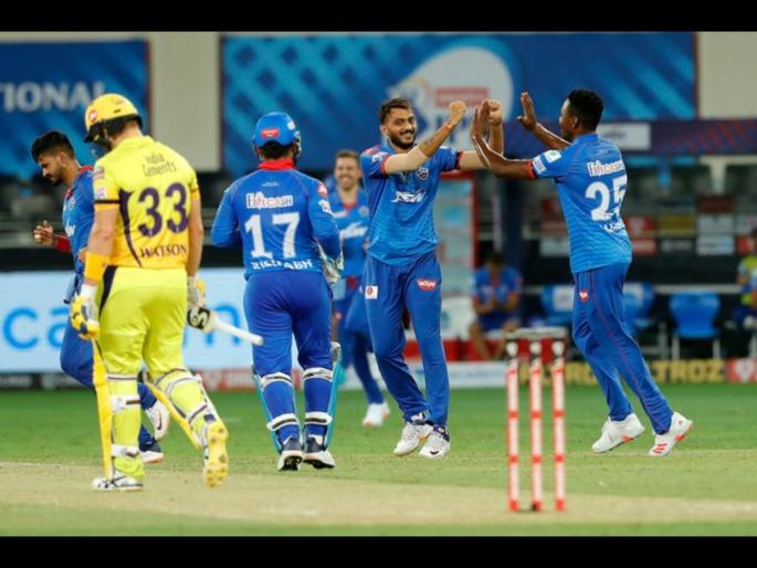 CSK vs DC Latest News: Delhi Capitals top with two wins in a row; beat CSK by 44 runs | CSK vs DC Latest News : सलग दोन विजयासह दिल्ली कॅपिटल्स अव्वल स्थानी; CSKचा दारूण पराभव