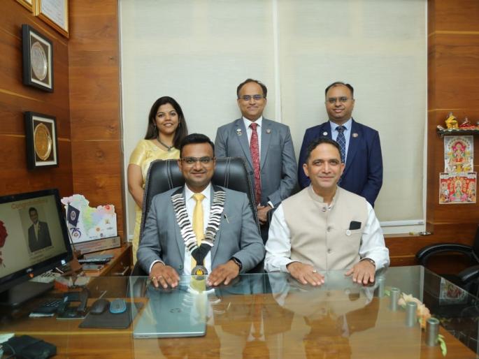 akshay gulhane as president of nagpur ca institute | नागपूर सीए संस्थेच्या अध्यक्षपदी अक्षय गुल्हाने akshay gulhane as president of nagpur ca institute | नागपूर सीए संस्थेच्या अध्यक्षपदी अक्षय गुल्हाने