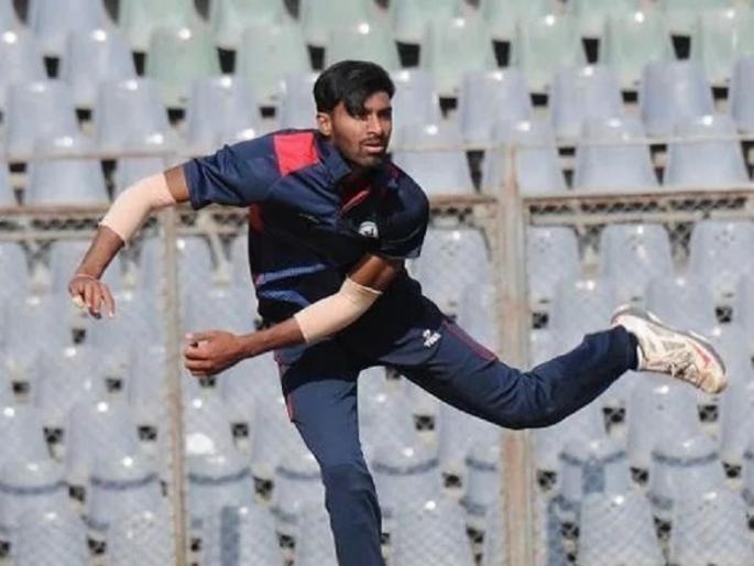 cricket syed mushtaq ali trophy 2021 akshay karnewar creates new world record | Syed Mushtaq Ali Trophy World Record : विदर्भाच्या फिरकीपटूचा विश्वविक्रम, ट्वेंटी-२०त चारही षटकं निर्धाव फेकणारा ठरला जगातला पहिला गोलंदाज 