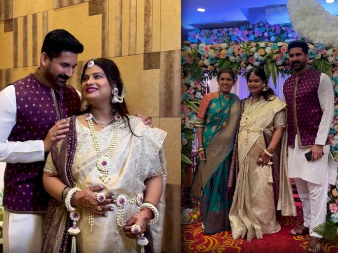 marathi actor akshay waghmare wife and arun gawali daughter yogita gawali pregnant | मराठी अभिनेता दुसऱ्यांदा होणार बाबा, पार पडलं पत्नीचं बेबी शॉवर; अरुण गवळीच्या मुलीसोबत थाटलाय संसार